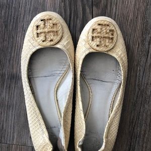 Tory Burch Snake Ballerina Flats
